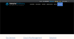 Desktop Screenshot of enterprisecloudhosting.com