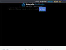 Tablet Screenshot of enterprisecloudhosting.com